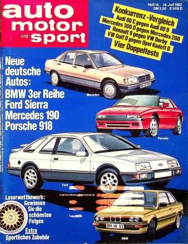 Deckblatt Auto Motor und Sport (14/1982)